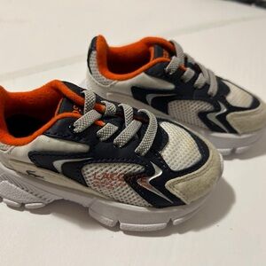 Lacoste Kids' Sneakers - Cream, dark blue ,and Orange
